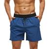 EDOTON Costume da Bagno Uomo con Tasca con Cerniera Pantaloncini da Bagno Impermeabili ad Asciugatura Rapida Pantaloncini da Bagno Regolabili con Coulisse