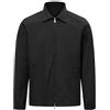 Allthemen Giacca da Uomo Casual con Zip Elastico Aviator Jacket Ampia Maniche Lunghe Bomber Primavera Autunno Nero L