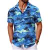COOFANDY Camicia A Maniche Corte da Uomo Camicia Hawaiana Camicia Estiva Tropicale Leggere Camicia Floreale con Bottoni Camicia da Spiaggia