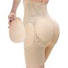 Ceestyle Mutandine Imbottite da Donna Mutandine Modellanti Butt Lift Shapewear Abbellire l'anca Lingerie Body Shapers Pantaloni (M, Beige)