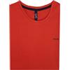 P-Club T-Shirt Uomo Manica Corta Puro Cotone M L XL XXL 3XL 9 Colori (XXL - Rosso)