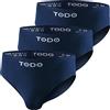 TODO Slip Traspiranti Uomo, Mutande Elasticizzato Uomo Intimo, Senza Pressione - Brief (Taglia S-3XL)