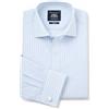 THE SAVILE ROW COMPANY LONDON Savile Row Men's White Poplin Slim Fit Shirt