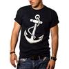 MAKAYA Maglietta Barca A Vela - T-Shirt Anchor auomo Accessori Ancora Blu S