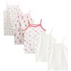 Boletochic Canottiere in Cotone per Bambine dai 2-8 Anni, Confezione da 5, Super Morbide E Traspiranti.