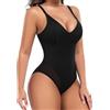 Niwicee Body Contenitivo Modellante Donna Shapewear Bodysuit Pancia Piatta Guaina Contenitiva Donna Snellente con Reggiseno e Tracolla Regolabile(Nero,L)