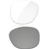 LenzReborn Lenti polarizzate di ricambio per occhiali RayBan Meta Skyler RW4010 52 mm AI, transitional, antigraffio, Eclipse Grigio Fotocromatico, Taglia unica