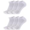 New Balance Performance Cushioned Low Cut 6 Pack Calzini, Bianco/Giardino opulento, XL Unisex-Adulto