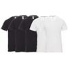 Saggio Payper 5 Tshirt Girocollo da S a 5XL 100% Cotone 155gr Traspirante Regular Fit Big Size 3NERE2BIA M