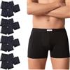 Intimo College Mutande Uomo Boxer Cotone (12-6-3 Paia) Underwear Uomo Certificato OEKO-TEX standard 100%, Taglie Forti Uomo dalla S alla 3XL, Anallergiche e Traspiranti Anti Cattivi Odori, Prodotto Italiano