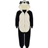 A2Z 4 Kids Ragazze Ragazzi Vello Tutina Un Pezzo con Cappuccio Animale Panda Super Morbido Jumpsuit Pigiama World Book Day Costume Regalo per Bambini Ragazze e Ragazzi 2-13 Anni