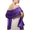 LumiSyne Donna Scialle In Raso Chiffon Silky Tinta Unita Wrap Stola Per Sposa Damigella Cerimonia Matrimonio Serata