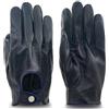 ZLUXURQ Guanti da guida in pelle di pecora 100% morbida da uomo con mesh e touch screen