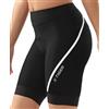 X-TIGER Pantaloncini Ciclismo Donna Imbottito Pantaloni Bici MTB | Corti Bicicletta Traspiranti con Tasca Posteriore con Cerniera Fondo Gamba Antiscivolo Cintura Elastica