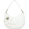 Braccialini Beth Patch Borsa a Spalla Donna con Dettagli Cuore