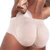 WDCAYQHZ Boxer da Uomo in Elasticizzato Contenitiva Mutande Intimo Butt Lifter Imbottite Boxer Push Up Glutei Snellente Guaina(Skin color,L)
