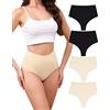 Levao Perizoma Modellante Donna Pancera Mutande Vita Alta Contenitive Slip Invisibile Dimagrante Intimo Thong Tanga Pancia Shapewear