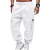 OLIPHEE Pantaloni Cargo Uomo con Tasche e Coulisse Elastico in Vita Casual Pantaloni Pile Uomo Invernali Sportiva Jogging Fitness Tuta Ginnastica Outdoor Sweatpants Men Autunno