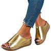 Generico Ciabatte Donna Ortopediche, Ciabatte Donna Estive Ortopediche Sandali Pelle Anatomiche Eleganti, Zeppa Antiscivolo Supporto Arco per Casa e Spiaggia Scarpe Trekking Pantofole36