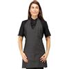 Ergos Workwear I.sacco Grembiule Bistrot Sommelier Unisex Corto in 100% Cotone (Black Jeans) Taglia: UNICA