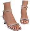 Generico Scarpe Donna Eleganti Casual Decolte Sandali Decollete Comode Estive Sposa Pianta Larga Sandals Antiscivolo Con Tacco Tacchi Cerimonia Moda Slingback Sandalo