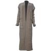 Generic Cardigan Lungo da Donna Aperto sul Davanti, Taglie Forti, in Maglia a trecce Spesse, con Tasche, Cappotto Invernale