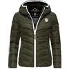 Navahoo Elva - Giacca invernale da donna, trapuntata, taglie XS-XXL, Oliva, S