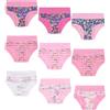EMY Mutande Bambina Ragazza Cotone 9 Pezzi (3 Anni, Multicolor)