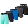 Volcom Boxer da Uomo in Poliestere Spandex ad Alte Prestazioni Boxer Slip Intimo, Turchese/Navy/Blu/Antracite/Nero, Large