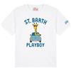Saint Barth MC2 T-Shirt Denver Bianca con Stampa Giraffa