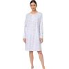 RAGNO Camicia da notte in puro cotone stampato con carrè art. DM74NK - 50, Fantasia