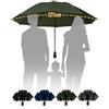 Chakipee Ombrello Pieghevole Compatto Pioggia - Verde XXL Automatico Pioggia Grande Ombrelli Antivento Robusto Inverso - Portatile Uomo Donna da Viaggio Resistenti 210T 10 Stecche