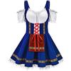 Generico Vestito Tirolese Donna, Oktoberfest Costume Donna, Dirndl Costume Tradizionale Bavarese, per Oktoberfest, Carnevale, Dirndl