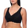 frugue Reggiseno Post Operatorio Cotone Senza Ferretto Donna Nero IT 6B (EU 95B)