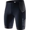 MY KILOMETRE Pantaloncini da Triathlon Uomo - Culotte da Ciclismo Professionale con 2 Tasche Laterali, Traspirante & Asciugatura Rapida Nuoto e Corsa
