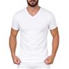 EGI Maglia Intima Uomo Scollo V in Cotone Filo di Scozia, T-Shirt Mezza Manica Traspirante Sottocamicia Elegante Estiva Anti-Sudore Made in Italy Art. 5322 (IT, Testo, XL, Regular, Regular, Bianco)