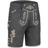 Steigenhöfer Manufaktur Moritz - Pantaloncini da uomo Trachten Pantaloni della tuta, look Lederhosen - Abiti da uomo per Oktoberfest