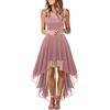 Kobilee Vestito Donna Elegante Lungo Nero Vintage Abito da Sera Wrap Scollo a V Manica Lunga Plus Size EU L