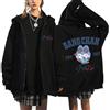 KASENFASHION Harajuku Streetwear Unisex Harajuku Felpa con Cappuccio - Y2K con Cerniera Dolce BangChan Lee Know Changbin Hyunjin Han Felix Seungmin I.N, Motivi Unisex Harajuku Streetwear, Nero16, XXL