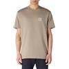 Armani Exchange Maglietta da Uomo Utility Edge, Sustainable, Eco-Leather Logo Patch, Anacardi arrostiti, S