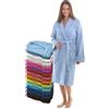 LEBENGOOD Accappatoio da Bagno Donna Uommo Spugna Morbida vestaglia Cotone