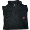 BE BOARD Felpa Uomo Micropile Zip Corta 9827 Colore Nero (XXL)