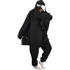 LorranTree Onesie, costume da corvo, costume da donna, uomo, adulto, pigiama con animali e crow, Natale, Halloween