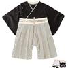 YOOCHUENG YOOCHEUNG Set Abbigliamento Neonato Baby (9-36 Mesi) in Stile Giapponese | Pagliaccetti in cotone con calzini, Tessuto morbido, Manica lunga, Design tradizionale giapponese, Bottoni a pressione
