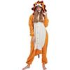 SAMGU Pigiama Animali Cosplay Uomo Donna Adulti Costume Tuta Halloween Carnevale