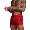 EDOTON Pantaloncini Sportivi, Uomo Slip da Bagno per Surf Hotspring sulla Spiaggia (EU M/Tag L, A - D_Rot)