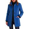 MOKBAY Cappotto Lana Giacca Donna Invernale Invernali Cappotti Invernali Lana Autunno Cappottino Termica Giubbino Taglie Forti Oversize Cappotto Teddy Donna XL