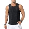 Casey Kevin Canotte da Uomo Paillettes Glitter Canottiera Magliette Uomo Casual Giacca Brillantini Maglietta