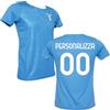 Generico Maglia Lazio da Personalizzare Calcio Home, Azzurra, Stagione 2025/2026, 100% Poliestere, Manica Corta, Taglie da Adulto e Bambino (IT, Testo, XL)