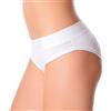 JADEA (6pz) Vita Bassa con Fascia Alta in Cotone Modal Elasticizzato (Bianco, l)